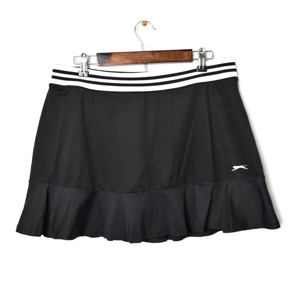 Slazenger Dresses & Skirts - Slazenger Golf Black & White Athletic Skirt with Shorts Size Large
